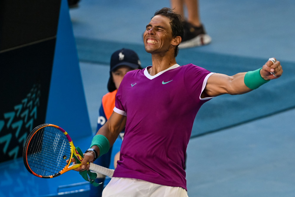 年终总决赛轻取澳网,纳达尔高光表现 年终总决赛轻取澳网,纳达尔高光表现